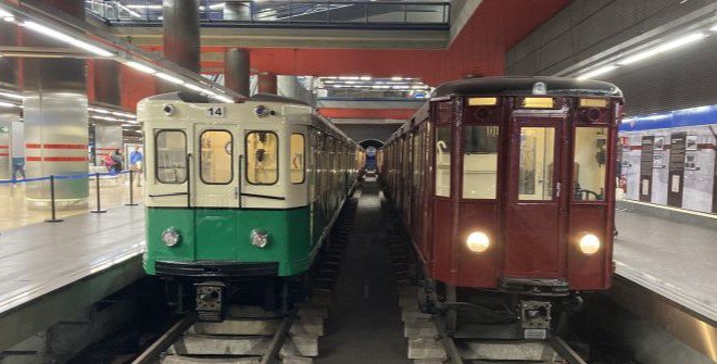 Museo trenes de metro históricos
