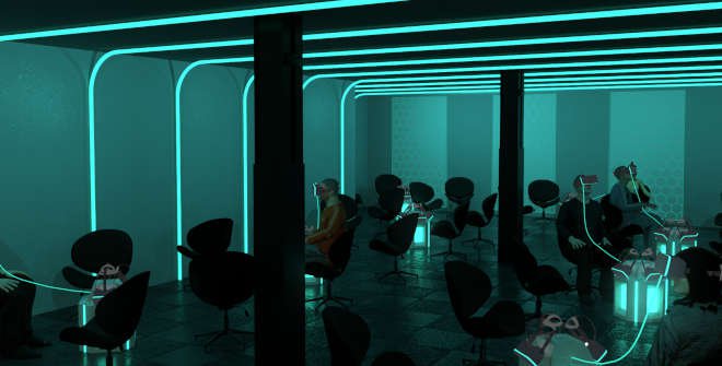 Sala de Realidad Virtual de MAD (Madrid Artes Digitales) Centro de Experiencias Inmersivas