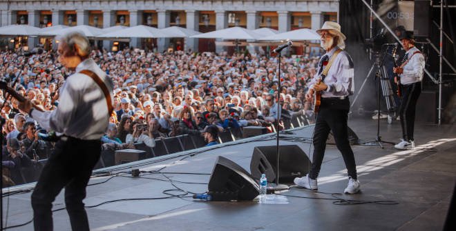 Concierto Los brincos en la Plaza Mayor. Fiestas de san Isidro 2025