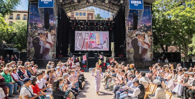 DESFILE RE-CHULOS en los Jardines de Las Vistilla durante las Fiestas de san Isidro. 16 de mayo de 2026