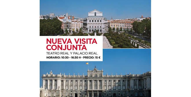 Folleto informativo visita conjunta Palacio Real /Teatro Real