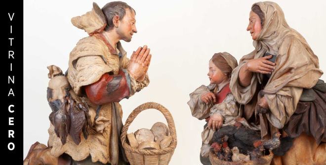 Vitrina CERO. ¡A Belén pastores! Figuras del nacimiento barroco del Museo Arqueológico Nacional