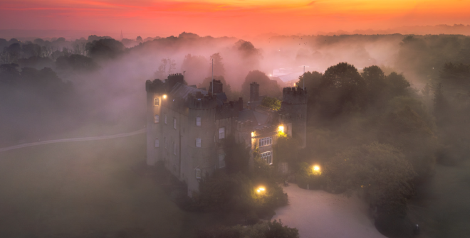Malahide Castle Misty Sunrise_Malahide_Co. Dublin