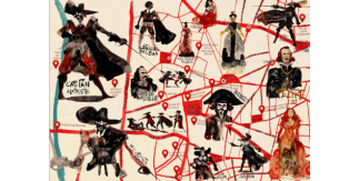 Mapa cultural ilustrado El Madrid de Alatriste