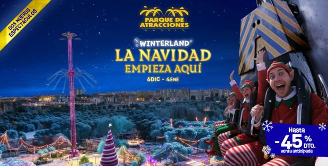 Winterland 2025. ¡LA NAVIDAD EMPIEZA EN PARQUE DE ATRACCIONES DE MADRID!