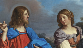 Guercino (Giovanni Francesco Barbieri). Jesús y la samaritana en el pozo, hacia 1640-1641. Óleo sobre lienzo. 116 x 156 cm © Museo Nacional Thyssen-Bornemisza, Madrid