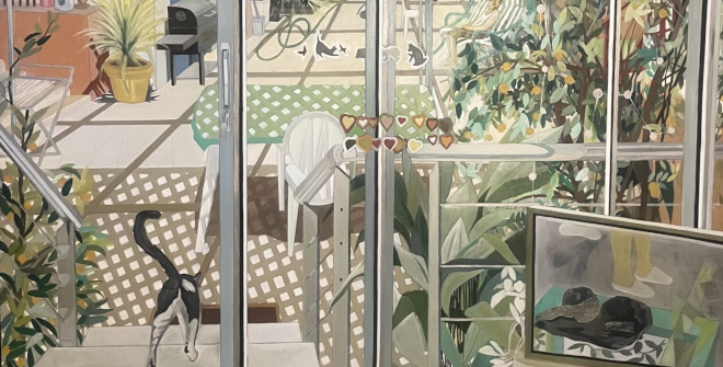 El jardín en agosto. Pepe Carretero