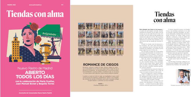 Revista Tiendas con alma. Asociación de Comerciantes Nuevo Rastro Madrid