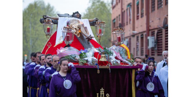 Procesión del CRISTO DEL POZO Y NUESTRA SEÑORA DE LOS DOLORES. 11 de abril de 2025. Foto: Scope Producciones. © Madrid Destino