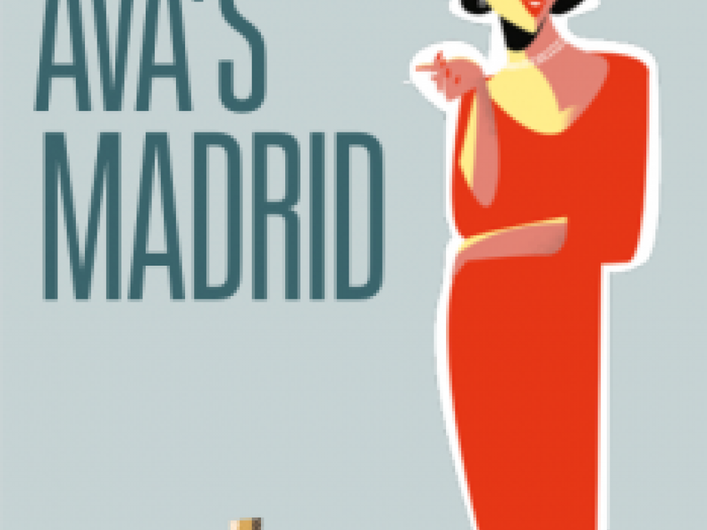 An illustrated map of Ava Gardner&#039;s Madrid