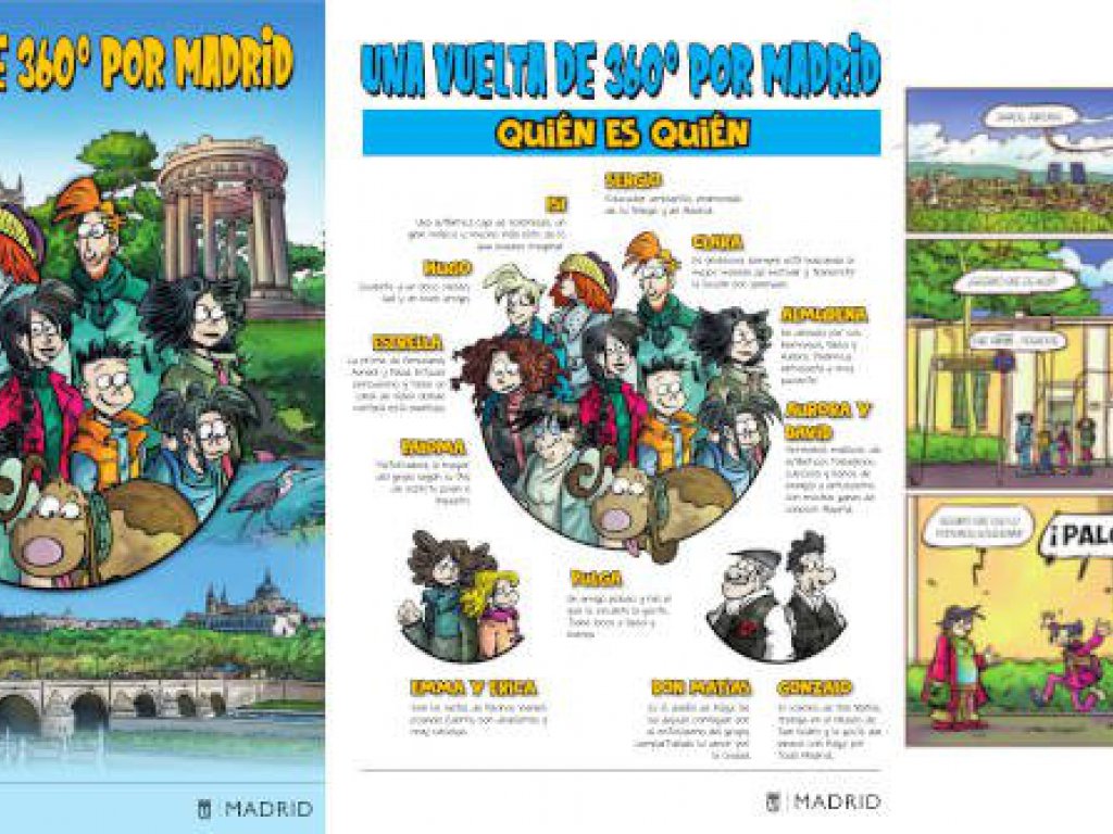 Cómic Una vuelta de 360º por Madrid
