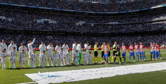Real Madrid - Atlético de Madrid. Estadio Santiago Bernabéu 8 abril 2017