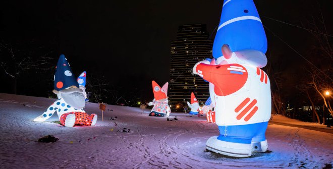 Nevará en la Plaza Matadero