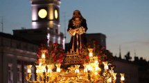 Procesión de Jesús de Medinaceli 7 abril 2023 a su paso por la Puerta del Sol