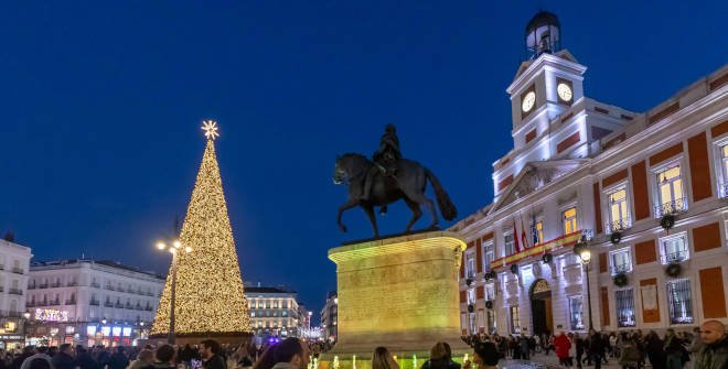 Puerta del Sol. Navidad Madrid 2024. Foto: Álvaro López del Cerro. © Madrid Destino
