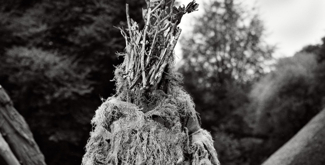Closeup of Samhain Costume