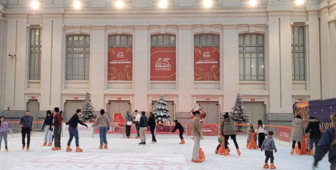 Pista de hielo – Cibeles sobre hielo 2025