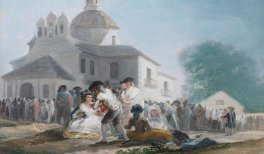 La ermita de San Isidro el día de la fiesta. (Detalle). 1788. Francisco de Goya. Museo del Prado.