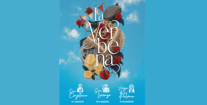 Cartel oficial de las Fiestas de Agosto 2026 en Madrid