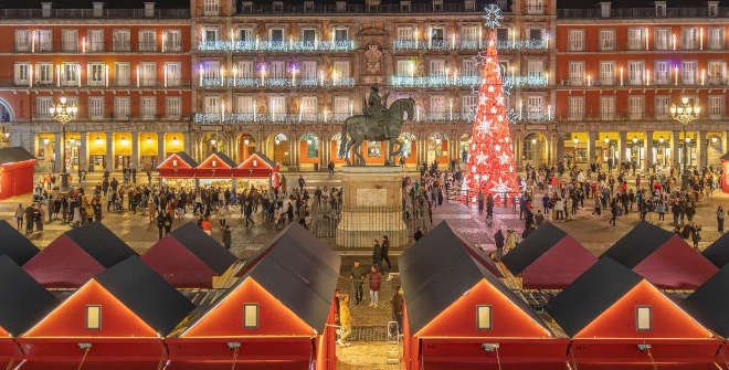 Mercadillo de Navidad en la Plaza Mayor 2023
