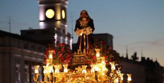 Procesión de Jesús de Medinaceli 7 abril 2023 a su paso por la Puerta del Sol