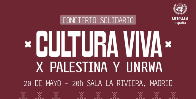CULTURA VIVA x Palestina y UNRWA