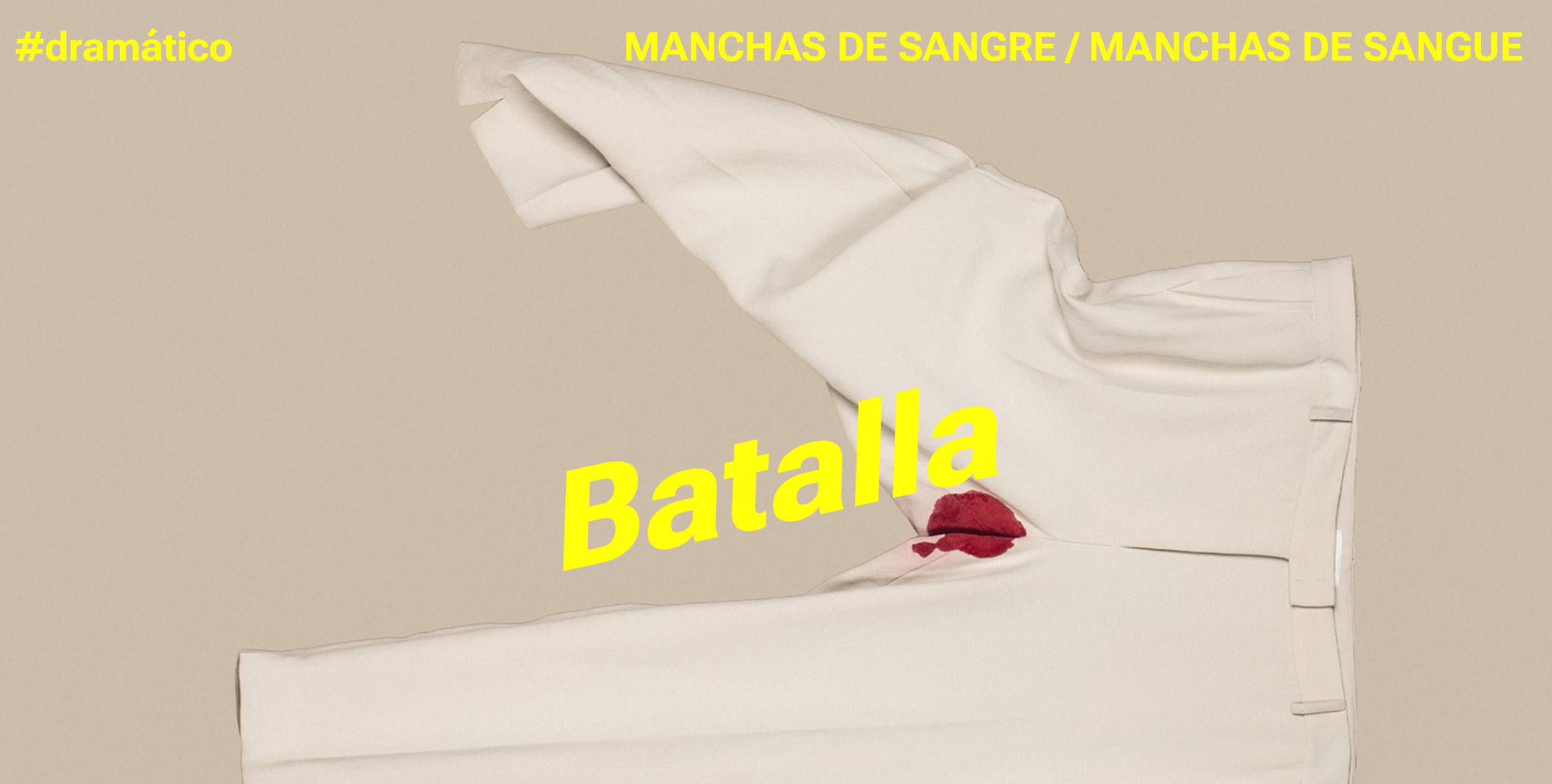 Manchas de sangre