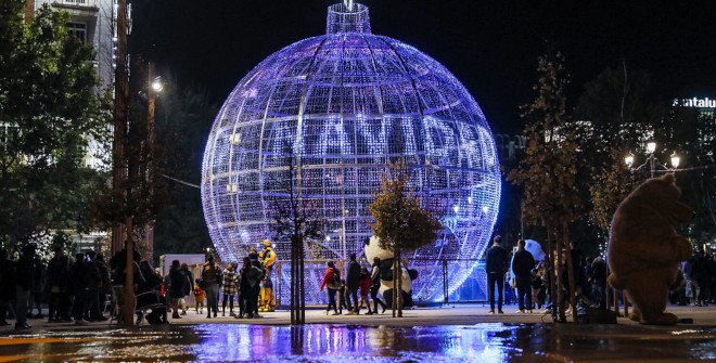 Bola luminosa entre Bailén y plaza de España. Diario de Madrid.