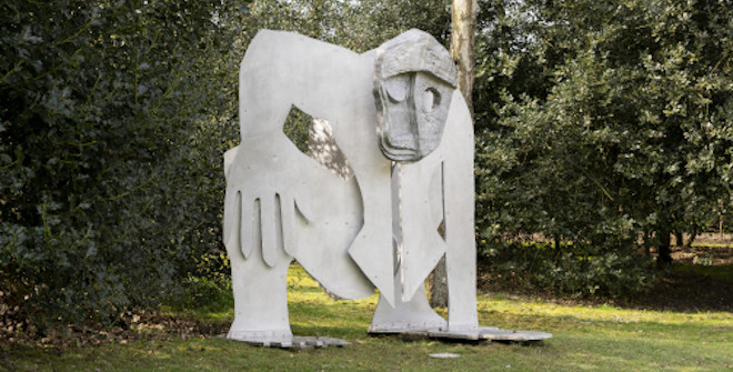 Thomas Houseago. Esculturas. Jard&iacute;n Banca March