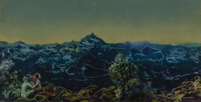 Max Ernst. Aux antipodes du paysage (En las antípodas del paisaje), 1936, óleo sobre lienzo; colección particular, Stuttgart