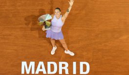La bielorrusa Aryna Sabalenka, ganadora del Mutua Open Madrid de tenis en 2025