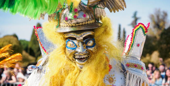Desfile del Año Nuevo Chino 2026 en Madrid. Parque de Pradolongo. Usera