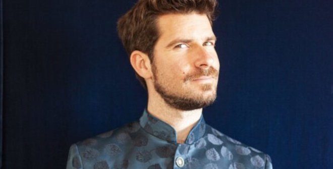 Marco Mezquida con Philippe Salembier y Josep Maria Comajuncosas