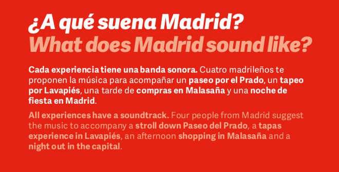 Folleto ¿A qué suena Madrid?