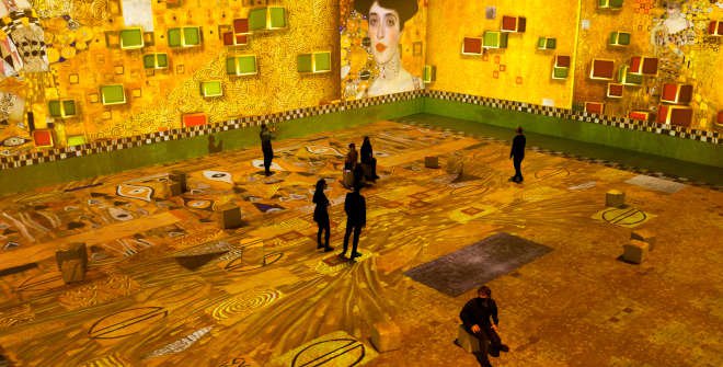 Klimt. El punto de partida. MAD. Madrid Artes Digitales. Centro de Experiencias Inmersivas. Nave 16. Matadero Madrid Klimt. El punto de partida. MAD. Madrid Artes Digitales. Centro de Experiencias Inmersivas. Nave 16. Matadero Madrid