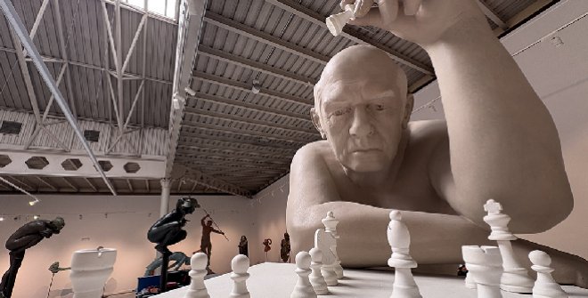 Forma y fondo. Cuarenta años de escultura de José Manuel Belmonte