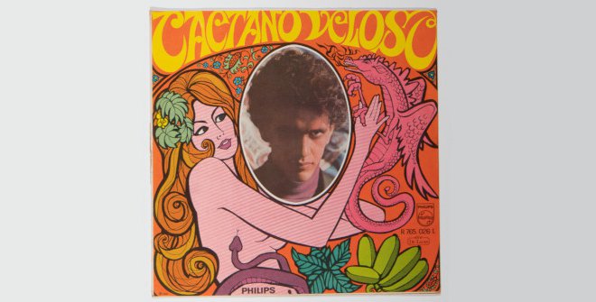 Caetano Veloso | Philips Brasil 1968 | Diseño Rogerio Duarte | Foto David Drew Zingg | Portada de disco