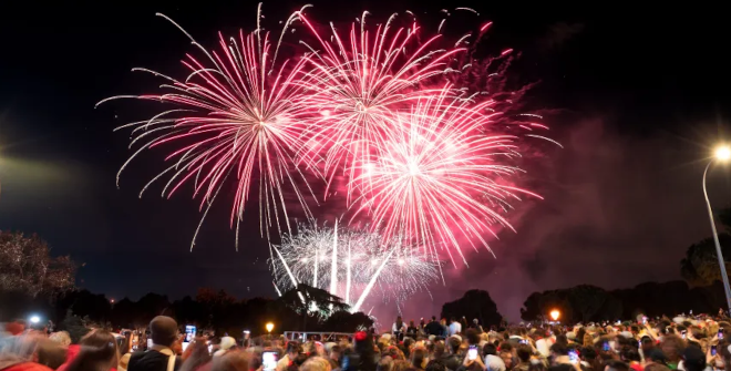 Fuegos artificiales San Isidro 