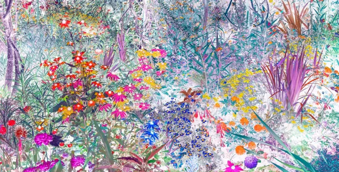 El jardín revelado (detalle), 2026 © Jose Quintanilla, VEGAP. 2026