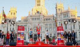 Podio La Vuelta 2024