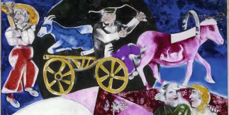 Chagall. Un grito de libertad - Marc Chagall, Le Marchand de bestiaux [El vendedor de ganado], c. 1922-1923 © Marc Chagall / VEGAP, Madrid, 2023 © Centre Pompidou, MNAM-CCI, Dist. RMN-Grand Palais / Philippe Migeat
