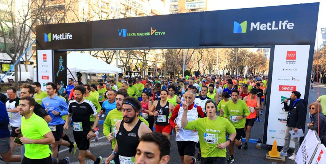 XII Carrera Metlife 15 km Madrid Activa