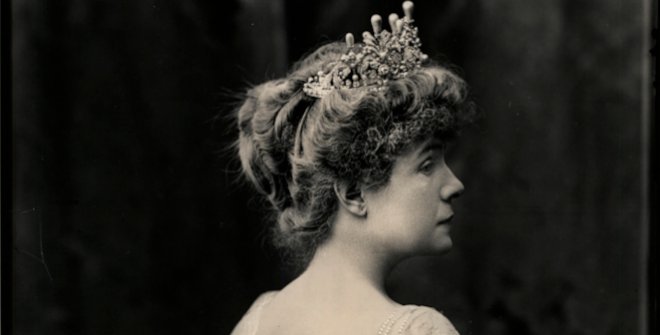 Infanta Eulalia de Borbón (1864-1958), hija menor de Isabel II, h. 1894. Christian Franzen y Nisser. Dinamarca, 1864- Madrid, 1923