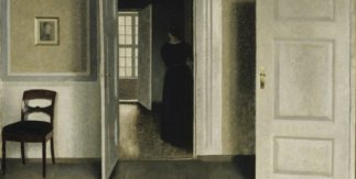 Vilhelm Hammershøi. Interior de la casa del artista, 1900. Óleo sobre lienzo, 65,5 × 54,5. Finnish National Gallery Collection / Ateneum Art Museum, Legado de R. F. von Willebrand  © Finnish National Gallery / Hannu Aaltonen
