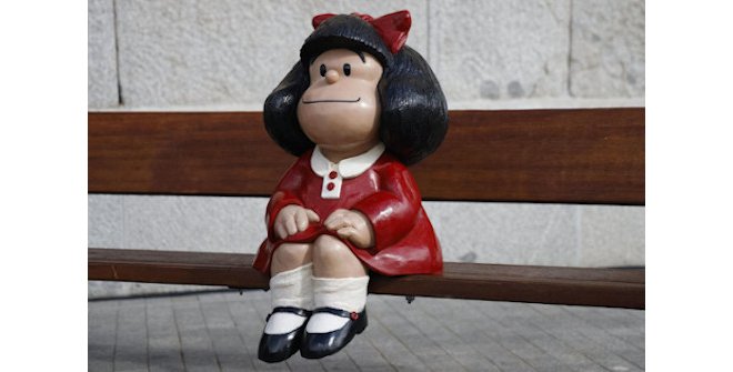 Escultura de Mafalda