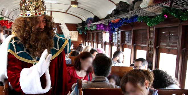 Tren de Navidad Museo del Ferrocarril