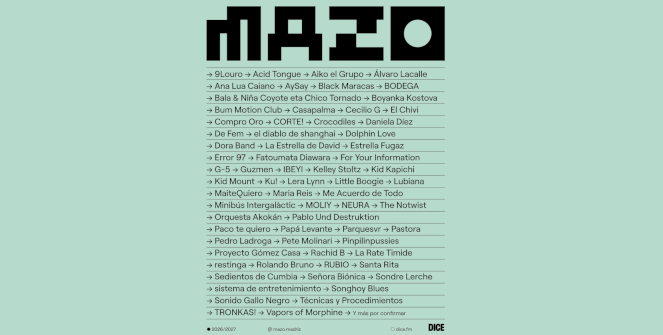 MAZO Madriz 2026