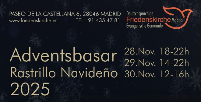 Mercadillo Navideño alemán / Adventsbasar 2025