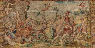 La Soberbia, Pieter Coecke van Aelst, Wilhelm Pannemaker, Bruselas, Brabante, h. 1544, Nº inv. 10004019, Patrimonio Nacional, Foto: Mario Sedeño