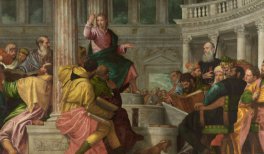 Veronés. La disputa con los doctores en el templo. Hacia 1560. Óleo sobre lienzo. Madrid, Museo Nacional del Prado